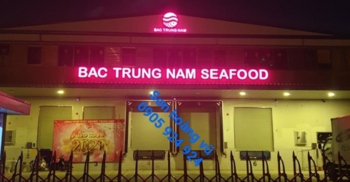 CHỮ NỔI 3D VÀ LOGO CÔNG TY CP THỦY SẢN BẮC TRUNG NAM