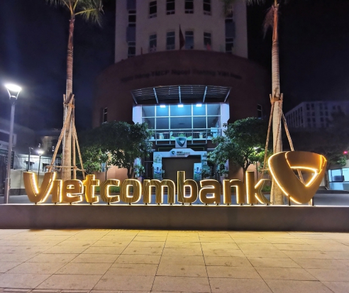 BỘ CHỮ LOGO + VIECOMBANK ( CN ĐN) 