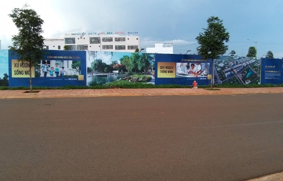 Hàng rào dự án Buôn Hồ - ĐXĐN