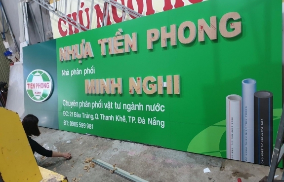 BIỂN BẢNG CHO CÁC ĐẠI LÝ - NHỰA TIỀN PHONG