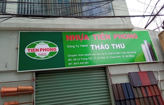 BIỂN BẢNG CHO CÁC ĐẠI LÝ - NHỰA TIỀN PHONG