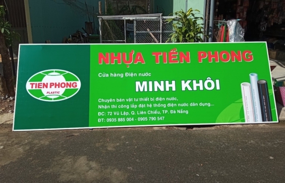 BIỂN BẢNG CHO CÁC ĐẠI LÝ - NHỰA TIỀN PHONG
