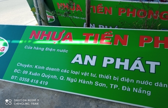 BIỂN BẢNG CHO CÁC ĐẠI LÝ - NHỰA TIỀN PHONG