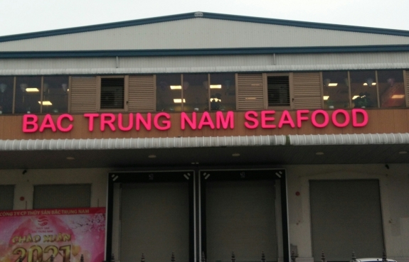 CHỮ NỔI 3D VÀ LOGO CÔNG TY CP THỦY SẢN BẮC TRUNG NAM