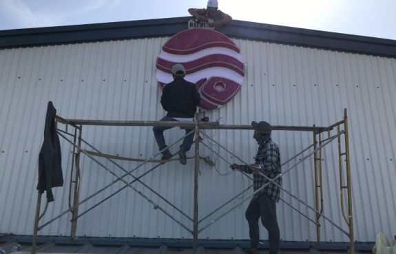 CHỮ NỔI 3D VÀ LOGO CÔNG TY CP THỦY SẢN BẮC TRUNG NAM