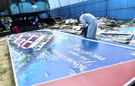 HÀNG RÀO PANO DỰ ÁN LĂNG CÔ - HUẾ