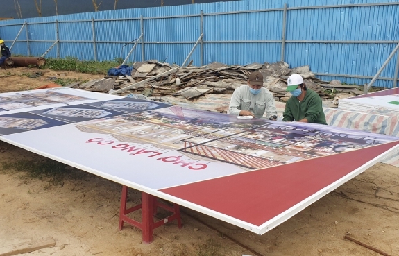 HÀNG RÀO PANO DỰ ÁN LĂNG CÔ - HUẾ