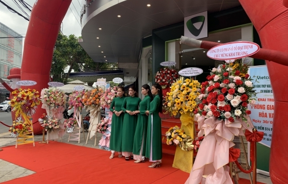 LỄ KHAI TRƯƠNG VIETCOMBANK - PGD HOÀ VANG 