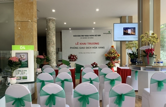 LỄ KHAI TRƯƠNG VIETCOMBANK - PGD HOÀ VANG 