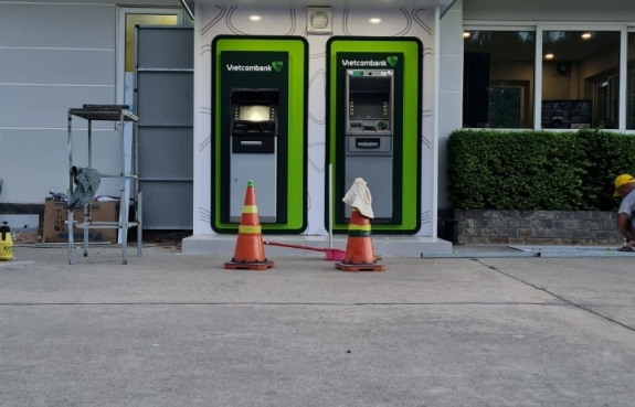 LẮP DỰNG CÁC NHÀ ĐẶT BOOT ATM - VCB  ( ĐẠI LÔC) 