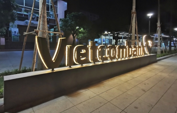 BỘ CHỮ LOGO + VIECOMBANK ( CN ĐN) 