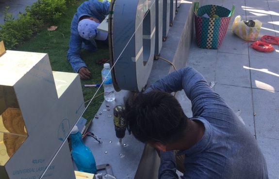 BỘ CHỮ LOGO + VIECOMBANK ( CN ĐN) 